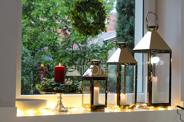 Glamour, złoty lampion XL, wym.70x23x23cm