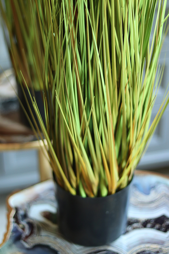 Marieta, sztuczna trawa z kwiatostanami, wys.90cm