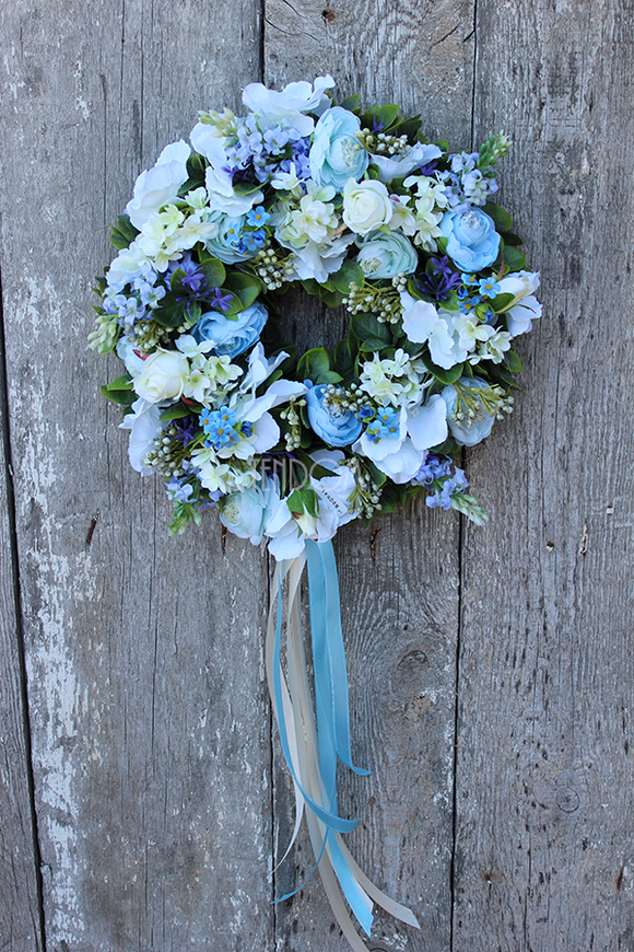 dekoracyjny wianek Blue Ocean, śr.30cm 