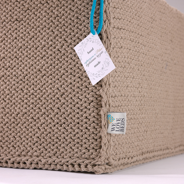 pufa Comfortable Flat beige 60x60x35cm