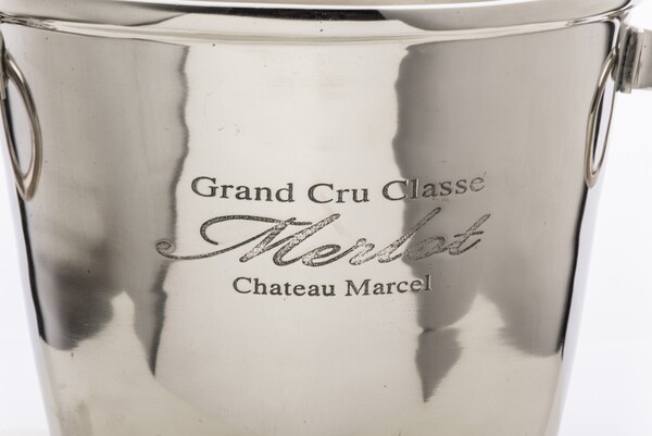 Chateau Merlot, cooler / wiaderko na lód, wym.37x25cm
