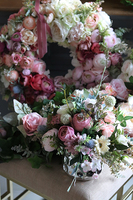 Carmen, komplet wiosennych dekoracji - wianek, girlanda&kompozycja  