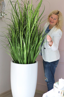duża kompozycja ze sztucznych traw, Fiberglass Grande New,wys.165cm