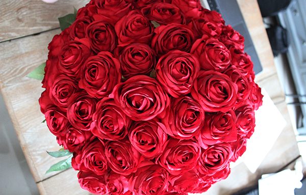 dużych rozmiarów elegancki flowerbox Jubileo 40 , wys.58cm  