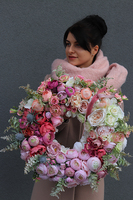 Carmen, komplet wiosennych dekoracji - wianek, girlanda&kompozycja  