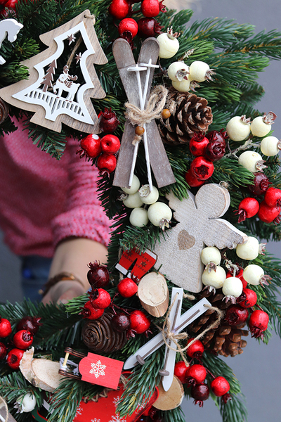 bajeczny wieniec Święta with tenDOM Grande, śr.63cm