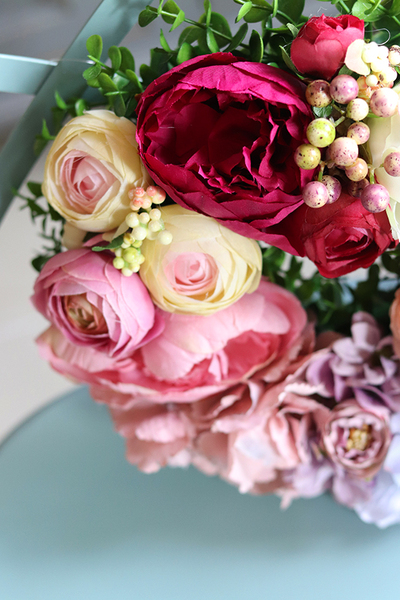 barwny wianek Kate Pastles, śr.27cm