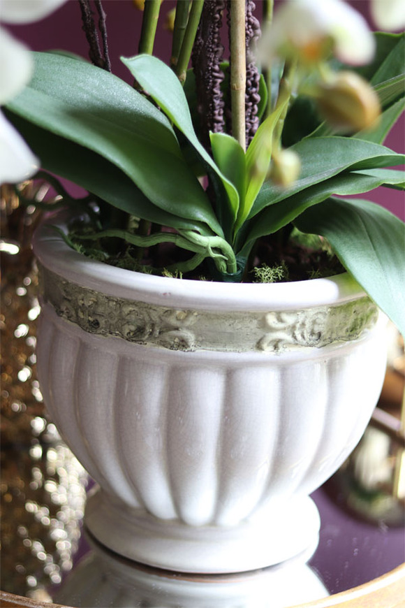 Ferrano, elegancki storczyk w oryginalnej donicy, wys.80cm 