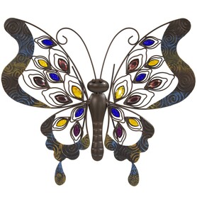 Butterfly, dekoracja ścienna motyl, wym.30.5x425cm