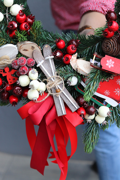 bajeczny wieniec Święta with tenDOM Grande, śr.63cm