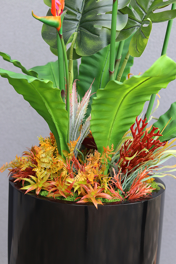 Fiberglass Stratto Grande, sztuczna egzotyczna strelicja, wym.165cm