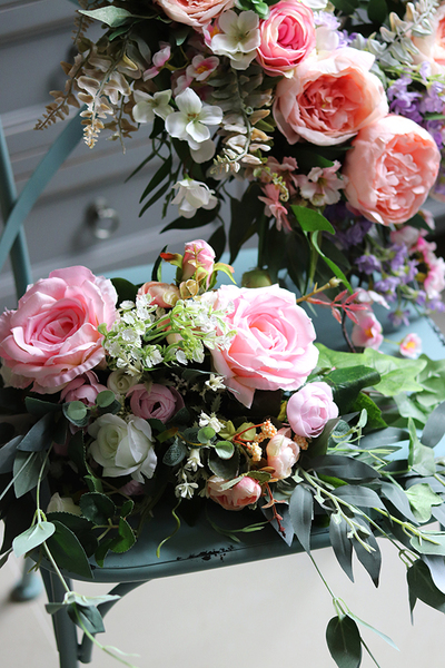 dekoracja do dużego koszyczka, Kalathea, dł.30cm, z ogonem 60cm