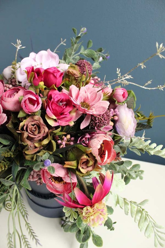 doskonała kompozycja / flowerbox / bukiet, Wild Beauty, wys.30cm