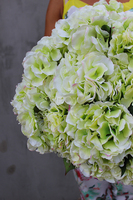 kosz Love Provance z pistacjowymi hortensjami wys.55cm 