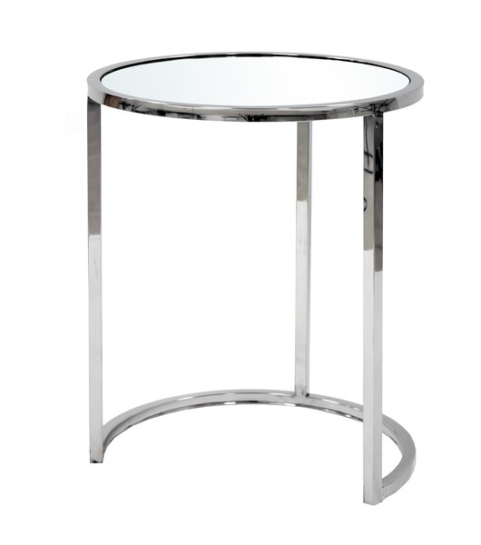 Gracja, lustrzany stolik boczny, wym.59x49x49cm