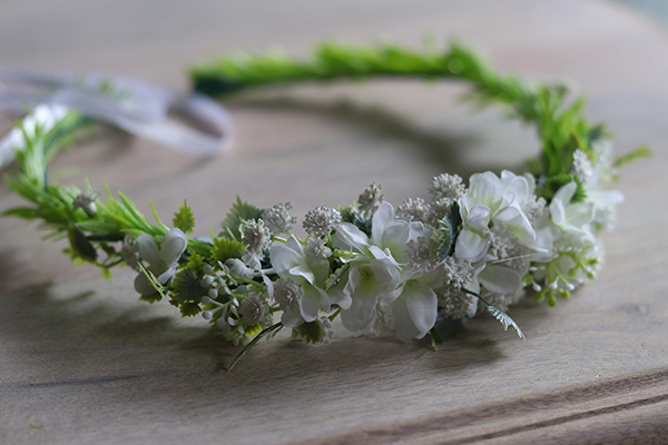 kwiatowy wianek komunijny na głowę, Gedito, rozmiar uniwersalny