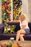 barwna jednostronna ściana kwiatowa, Autumn Fall, wym.100x100cm 