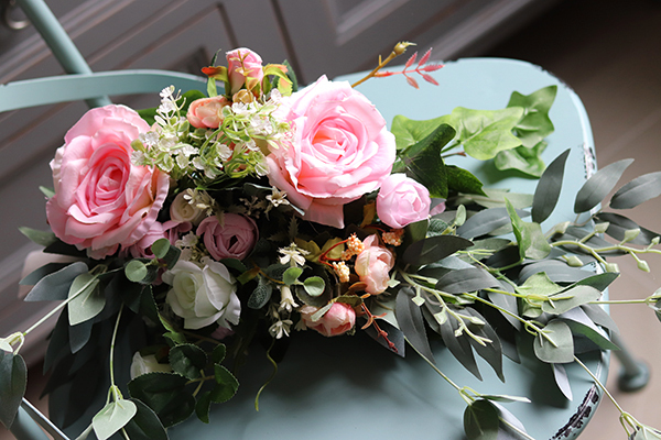 dekoracja do dużego koszyczka, Kalathea, dł.30cm, z ogonem 60cm