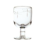 OD RĘKI Libellules 6 białych kielichów La Rochere wys.13.5cm