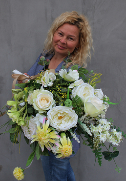 bukiet / dekoracja nagrobna Joe, dł.62cm