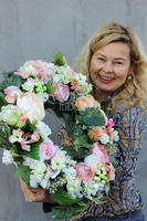 dekoracyjny, ogromny wieniec Pałac 2, śr.45cm