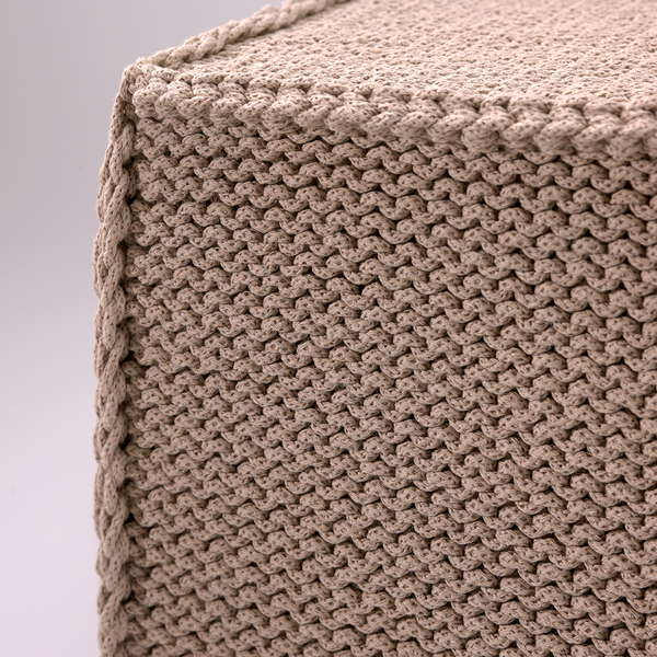 pufa Comfortable Flat beige 60x60x35cm