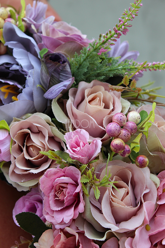 Bella Jesienna, kwiatowy wianek na drzwi, śr.55cm  