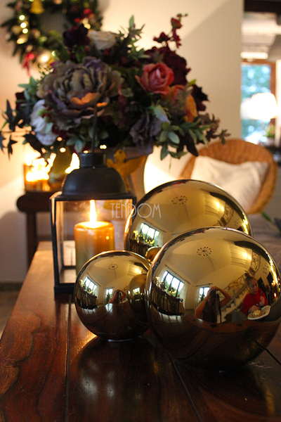 kula dekoracyjna ceramiczna Gold śr.6cm