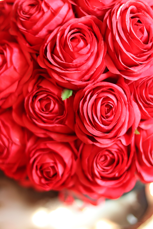 box Walenty 2, elegancka kompozycja kwiatowa na prezent, wys.30cm