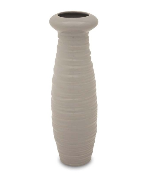 Emaja Gray, ceramiczny wazon, wym.46x13x13cm