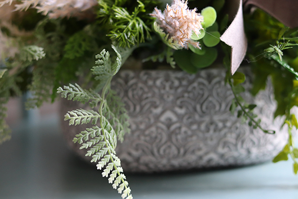 kompozycja / stroik wielkanocny, Zajączek, wys.26cm