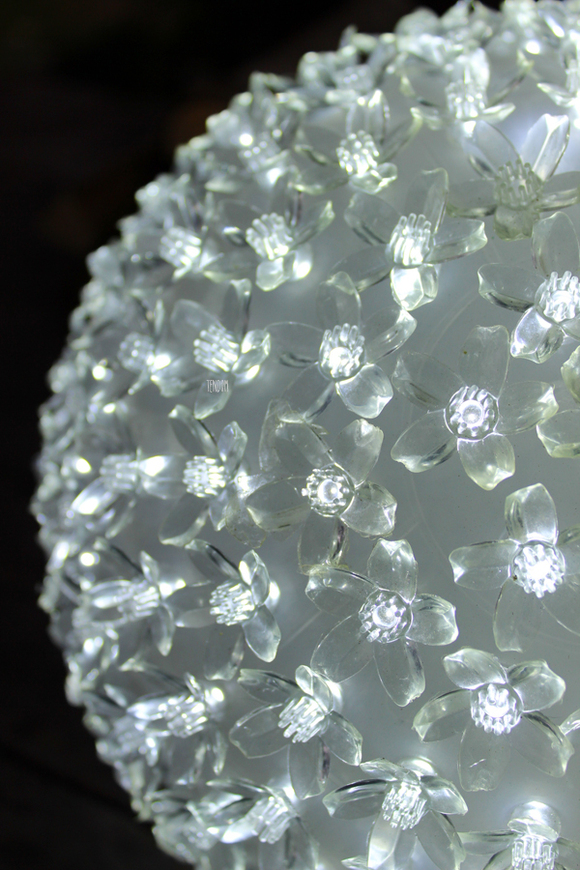 kula świetlna 300 LED zimna biała