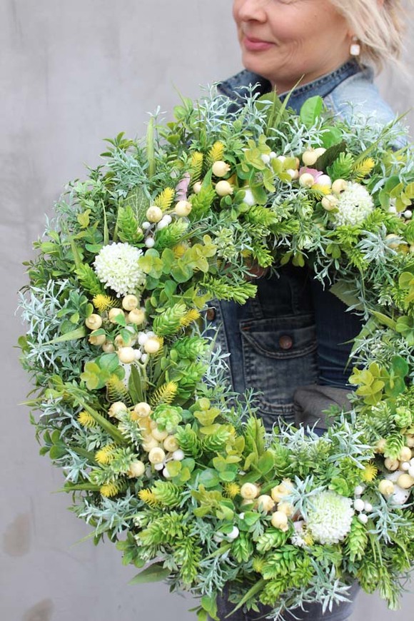 wianek na drzwi happy easter 50 cm