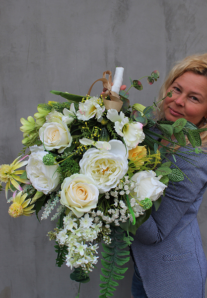 bukiet / dekoracja nagrobna Joe, dł.62cm