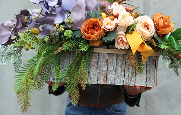 Memory, elegancka kompozycja nagrobna, wym.36x82x30cm