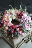 Carmen, komplet wiosennych dekoracji - wianek, girlanda&kompozycja  