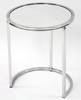 Gracja, lustrzany stolik boczny, wym.59x49x49cm