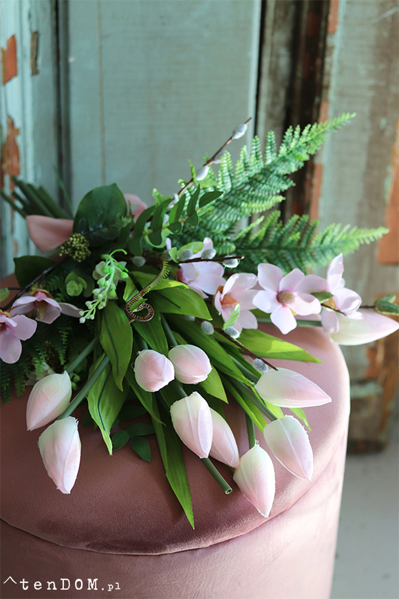 bukiet wiosenny, Radosne Tulipany dł.52cm