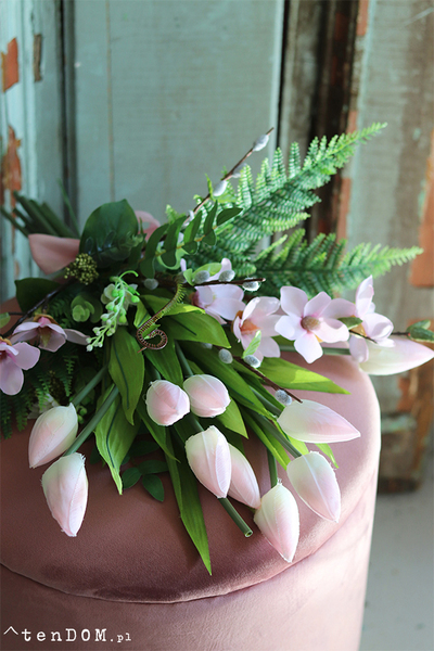 bukiet wiosenny, Radosne Tulipany dł.52cm