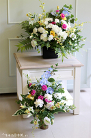 Lawinia, bukiet / dekoracja nagrobna, wys.60cm