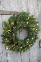 Naturalne Święta, bożonarodzeniowy wianek na drzwi, śr.48cm