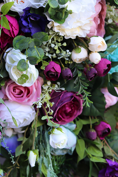 Georgina, duża dekoracja / wiązanka nagrobna, dł.110cm 