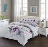 Aquarell Lotos, pościel 160x200cm & 2 poszewki na poduszki 70x80cm