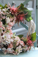 Blendina, elegancki wianek na wiosnę, śr.30cm 