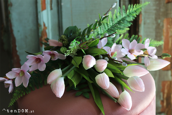 bukiet wiosenny, Radosne Tulipany dł.52cm