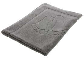 dywanik łazienkowy HappyFeet, szary, wym.50x70cm