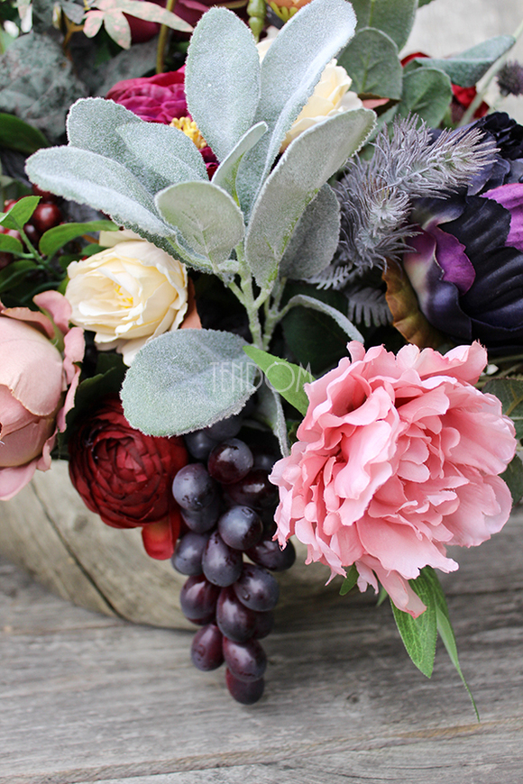 bukiet / kwiatowa kompozycja England Gold większa, wys.37cm