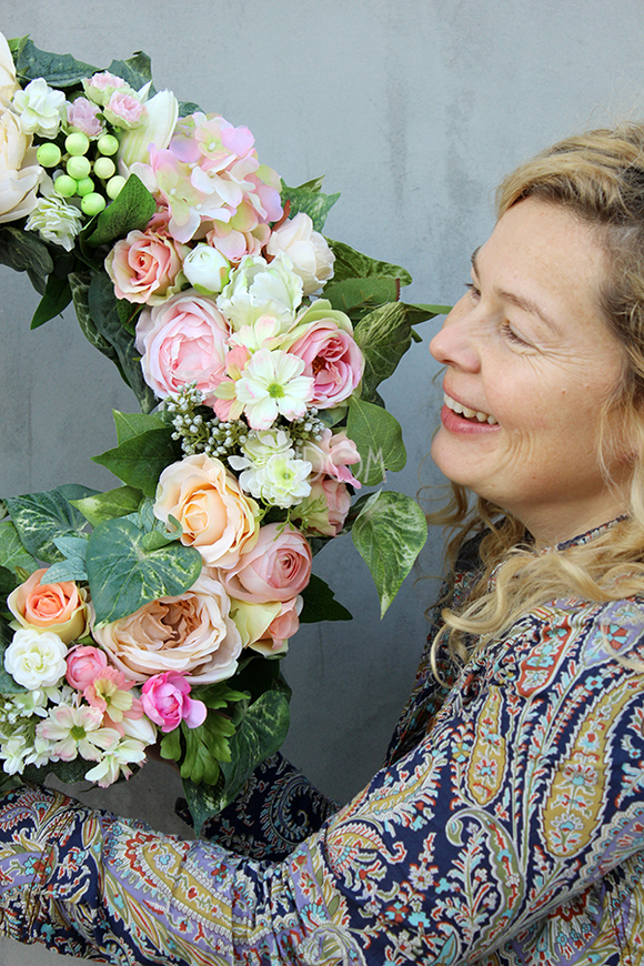 dekoracyjny, ogromny wieniec Pałac 2, śr.45cm