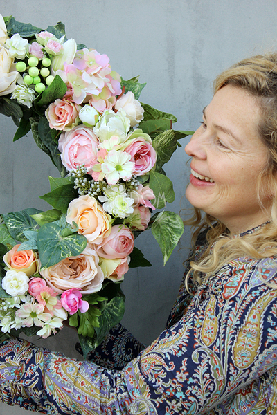 dekoracyjny, ogromny wieniec Pałac 2, śr.45cm