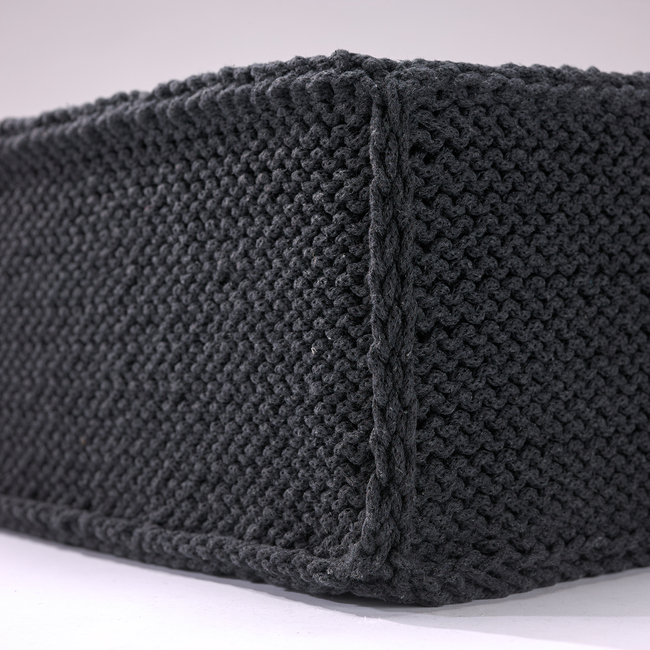 pufa Soft Flat graphite 60x60x20cm